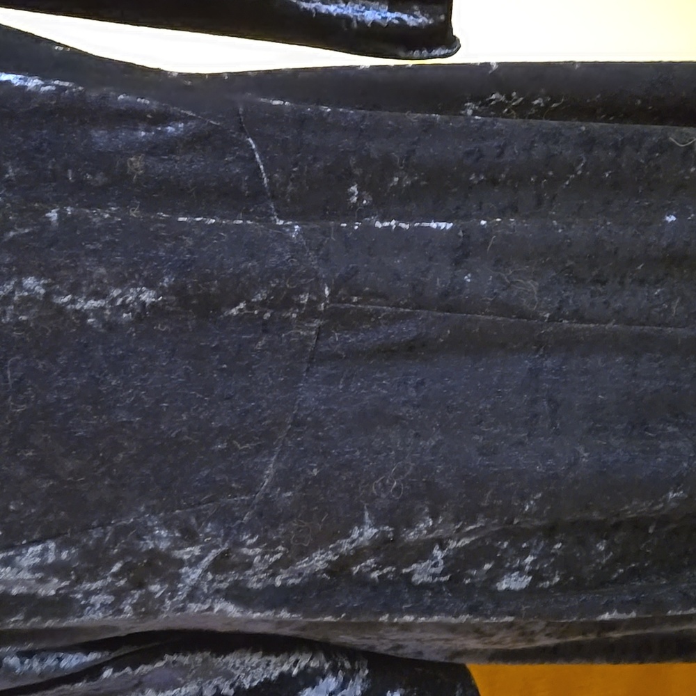 All That Jazz Velvet Maxi Dress - Vintage Deep Blue Size L - Picture 8 of 9
